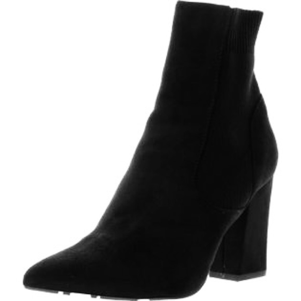 Steve Madden Rosalie Black Ankle Booties - Picture 2 of 5